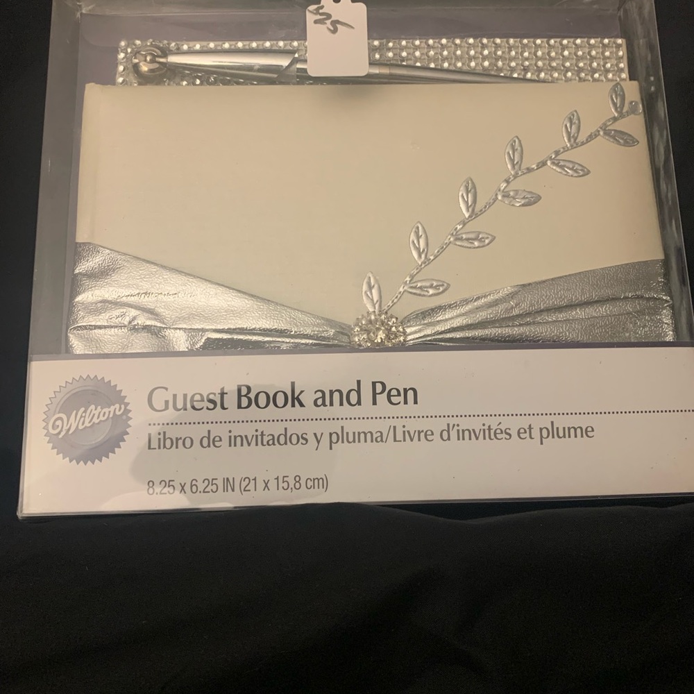 Guest Sign-In Book & Pen Set - Picture 4 of 6